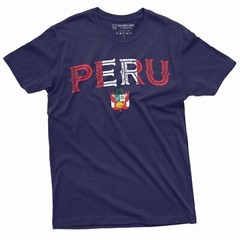 Peru T-shirt RepÃºblica del PerÃº Tee Shirt Peruvian Flag Coat of Arms Shirt