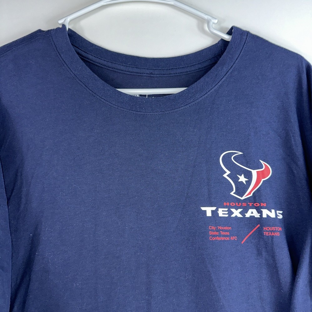 Nike NFL On Field Apparel Dri-Fit Houston Texans Blue Mens XL T-shirt 363277-41L