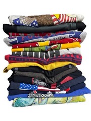 Men’s Lot Of 9 Tee Shirts Size Large Men Pop Culture USA Brands Vintage Resale