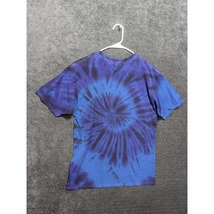 Jujutsu Kaisen 0 Yuta Rika Tie Dye Shirt Hot Topic Anime Blue Purple Mens Large