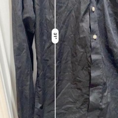 Pierre Cardin black button up shirt Size L