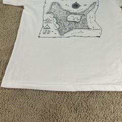 Vtg Star Island Cass Lake Shirt Men L White Graphic 90s Screen Stars Best Stitch