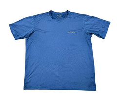 Columbia Mens XL Omni Wick Advanced Evaporation Blue Performance T Shirt 26 x 29