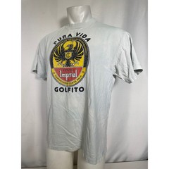 Imperial Beer Costa Rica Pura Vida Golfito Gray T-Shirt Men’s XL