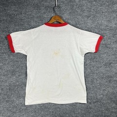 VINTAGE 80s Franklin Fine Arts School Chicago T Shirt Men M McDonalds Rockabilly