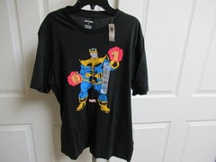 OLD NAVY Men’s Black Marvel Villain T-Shirt- Thanos, SZ MEDIUM NWT