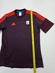 Adidas Women’s Maroon Athletic Jersey Crew Neck Short Sleeve M