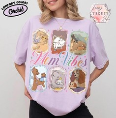 Retro Mom Vibes Shirt, Theme Park Family Trip Tee, Mothers Day Gift