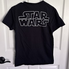 C-Life Group Star Wars Death Star Millennium Falcon Graphic T-Shirt Size S