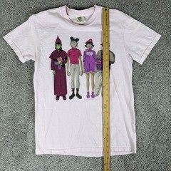 Gorillaz Shirt Adult S Light Pink 2022 North American Tour Double Sided Band Tee
