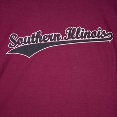 Gildan Southern Illinois University T-Shirt Mens 2XL Maroon Ultra Cotton NWT