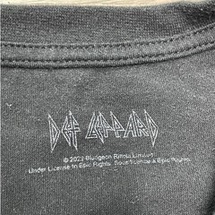 Def Leppard Animal T-Shirt Vintage Graphic Band Tee Black Short Sleeve Size S