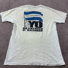 Vintage No Entrego El Salvador Political Shirt 1990’s Salvadoran Propaganda RARE