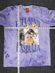 Full Send Shirt Mens Large Hasbulla Cats Graphic Tee Tie Dye Purple Streetwear