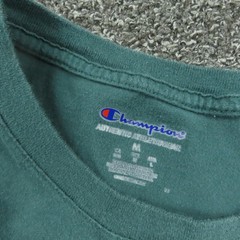 Champion Shirt Mens Medium Green Be Your Own Champion Graphic Tee Motivational