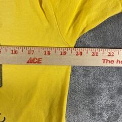Vintage Harley Davidson Shirt Mens XL Yellow Work Sucks Lets Ride Curlys NC Y2K