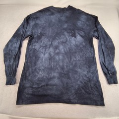 The Mountain Owl Long Sleeve Casual Graphic T Shirt Adult Mens Size L Blue