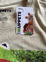 The Muppets KERMIT THE FROG Country Roots Banjo T-Shirt Size M NEW WITH TAG