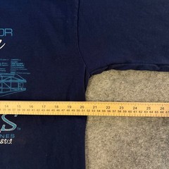 Vintage 90s Atlantis Submarines Blueprint for Adventure Military Army T Shirt Lg