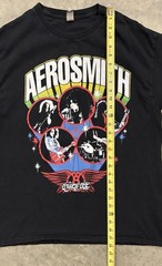 Aerosmith Peace Out Concert T-Shirt Black Size Large Shirt
