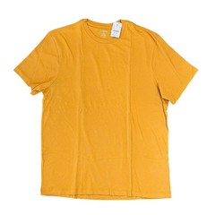 NWT J. Crew Men’s Dried Saffron Gold Washed Jersey Crewneck Tee – SIZE LARGE