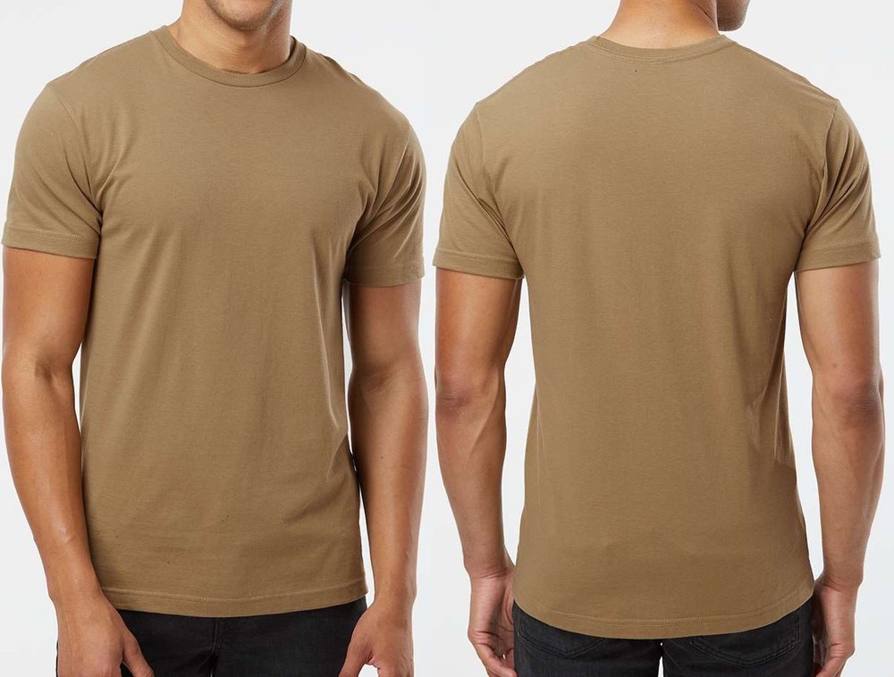 Mens 100% Soft Ringspun COTTON T-Shirt Retail Fit Fine Jersey Tee S-3XL NEW!