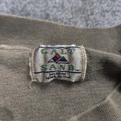 Vtg Galt Sand T-Shirt Men Medium Green Catch And Release Fish Graphic USA 90s