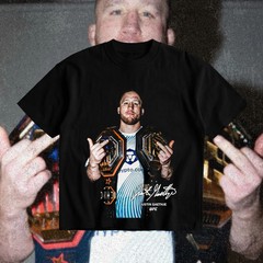 Justin Gaethje UFC Freedom 250 Heavy Cotton T-Shirt Justin Gaethje Graphic Tee U