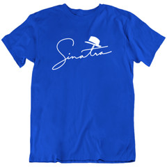 Frank Sinatra Icon Singer Music Pop Jazz T-shirt 100% Cotton Tee Gift New
