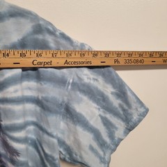 VTG Liquid Blue Tie Dye Y2K Great Wolf Lodge 2003 T-Shirt Sz-Med. Brian Fox