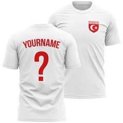 Mens Personalised Turkey Badge T Shirt shirt Football Him Footie Supporter Tu…