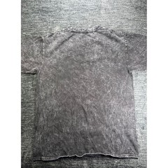 Vitriol Graphic T-Shirt Mens Large Black Acid Wash Skull The World Burns Slowly