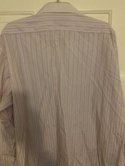 Stacy Adams Dress Shirt 18-36/37 Pink Stripes (C2)