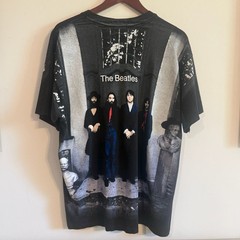 Vintage 90s The Beatles Hey Jude All Over Print AOP Shirt