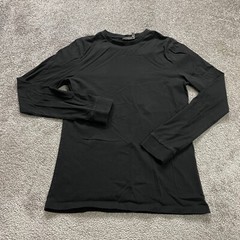 Asos Basic Crew Neck T-Shirt Mens Small Black Crew Neck Long Sleeve Cotton Tee