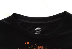 Mens Halloween Fright Night T-Shirt XL Scary Pumpkin Jack O’Lantern Black Tee