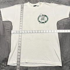 Vintage 90s Boston Celtics NBA Basketball Best Six Pack T-Shirt Mens Small White