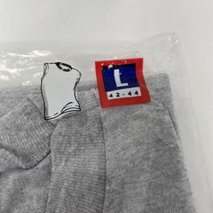 Hanes Muscle Tee Gray Light Steel Large 42-44 1998 15763 90% Cotton NOS