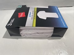 Hanes Men’s Mesh White Undershirt X Temp 3-Pack White Size XL, New