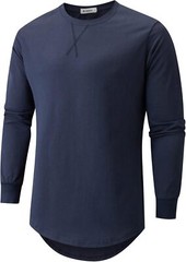 Mens 100% Cotton Pre-Shrunk Longline Crewneck T-Shirt Hip Hop Urban Style S-4XL