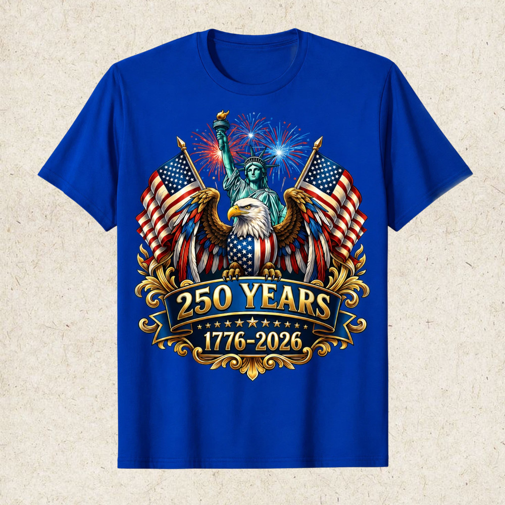 250th Anniversary USA 250 Year America Patriotic 4th of July T-Shirt
