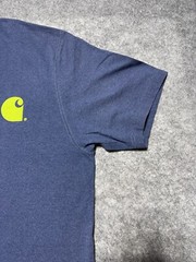 Carhartt Blue Green Type Spellout Work Wear Seattle Pro Team PNW Shirt L Loose