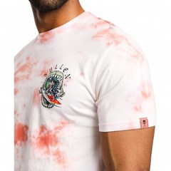 Men’s Sullen Art Co. No Biters Coral White Crystal Wash Tattoo Tee T-Shirt M-XL
