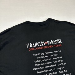 VINTAGE Strangers In Paradise Shirt Adult 2XL XXL 20th Anniversary Tour Comic