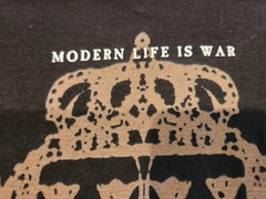 Modern Life Is War Shirt Size L Preowned Deathwish Equal Vision Tultex Hardcore