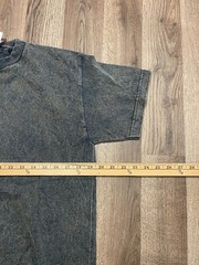 Alstyle Apparel & Activewear Shirt, Men’s Size Medium, Black Bleach Wash