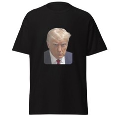 Trump Mugshot Black T Shirt High Resolution Medium