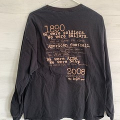 2008 Army-Navy Game Long Sleeve T-shirt Size XL Black Coloured