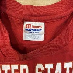 VTG 1989 United States Marines T Shirt Men L Red Single Stitch EGA Semper Fi