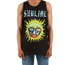 SUBLIME S Heavy Metal Band Black Tank Top